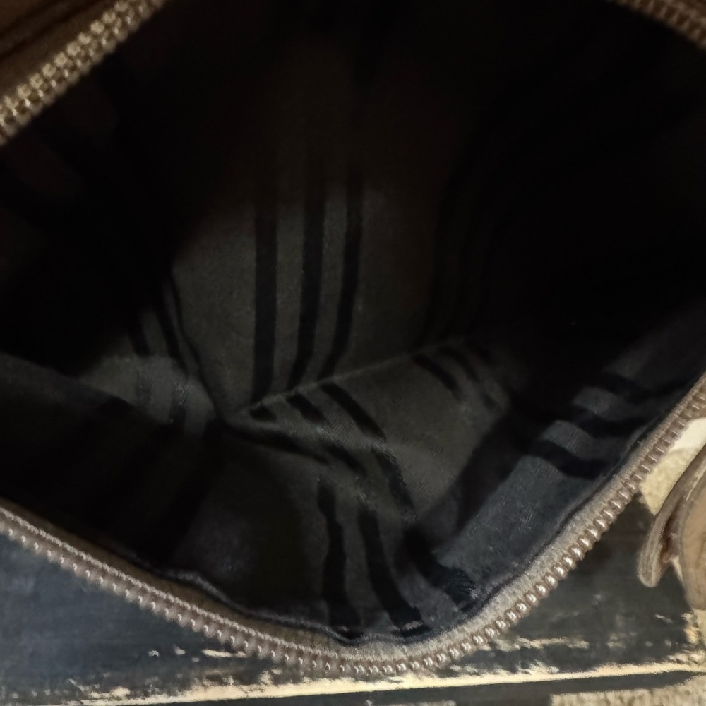 Frye Tan Leather Hobo Shoulder Bag - Picture 12 of 16